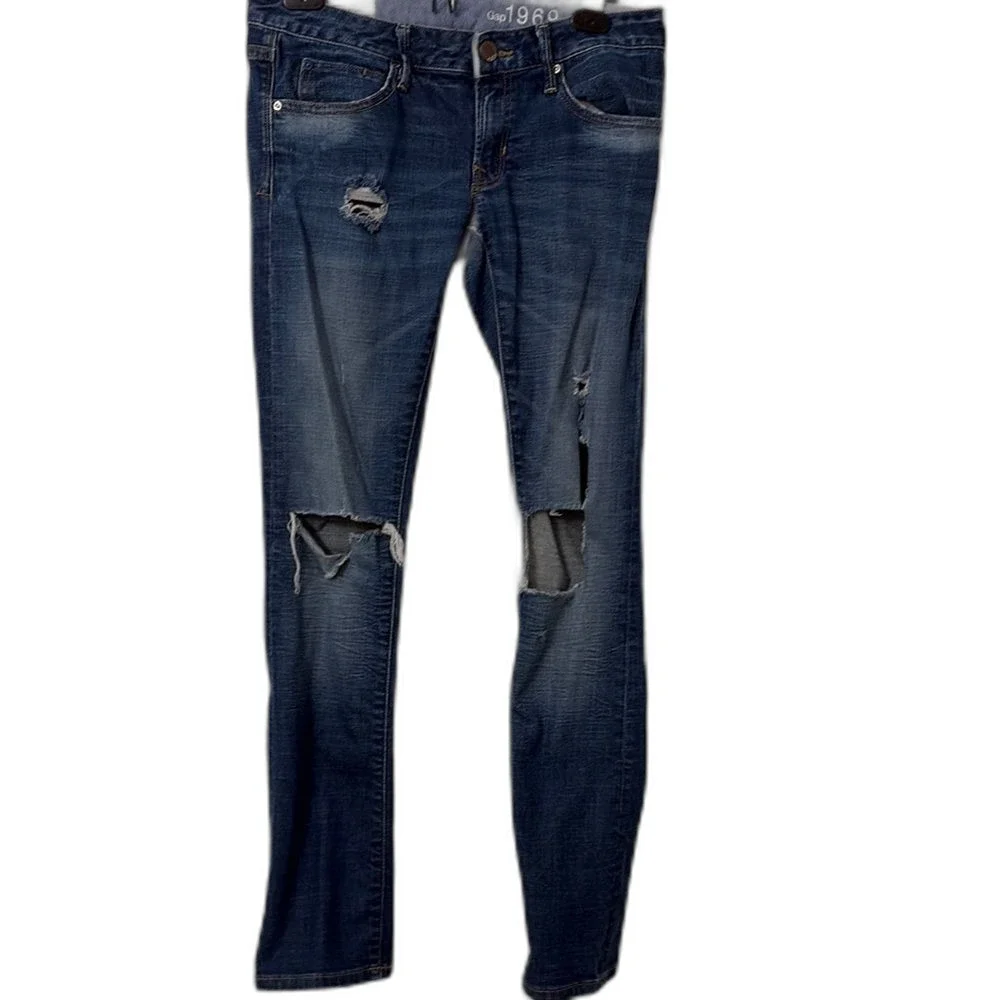 GAP 1969 Dark Blue Denim Jeans Size 25/0